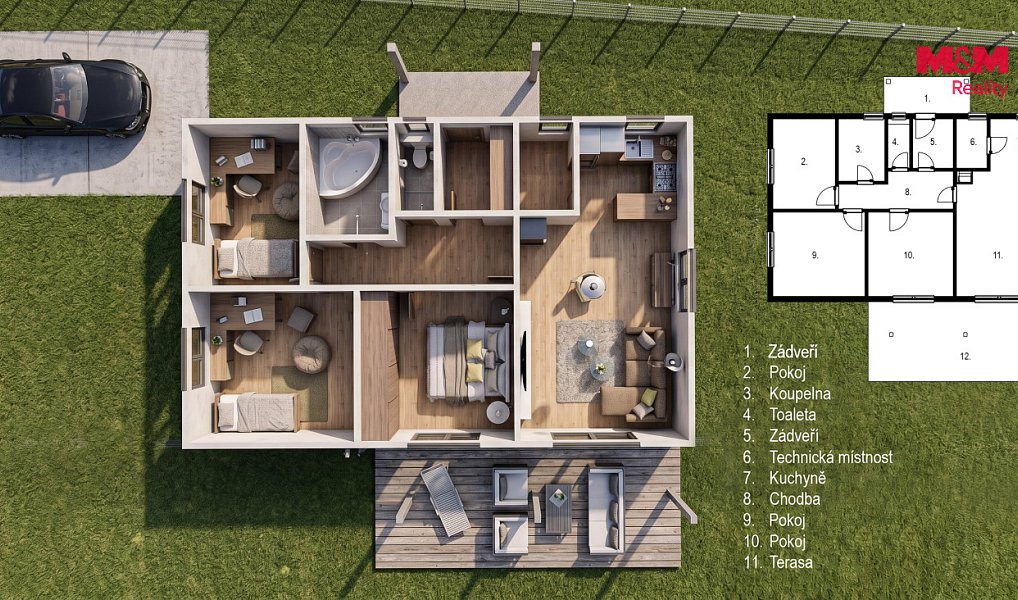 Prodej stavebního pozemku 618 m², Dvory – náhled fotky 13
