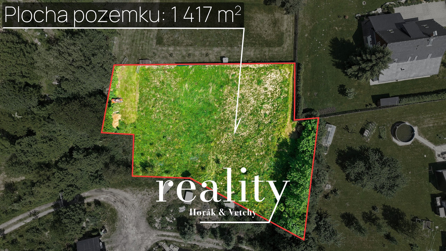 Prodej stavebního pozemku 1 417 m² – fotografie 2