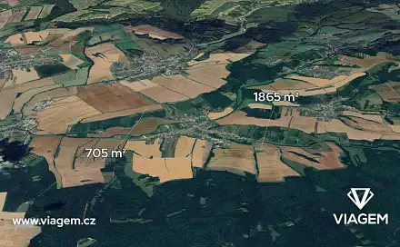 Prodej pole 428 m², Nedachlebice, okres Uherské Hradiště