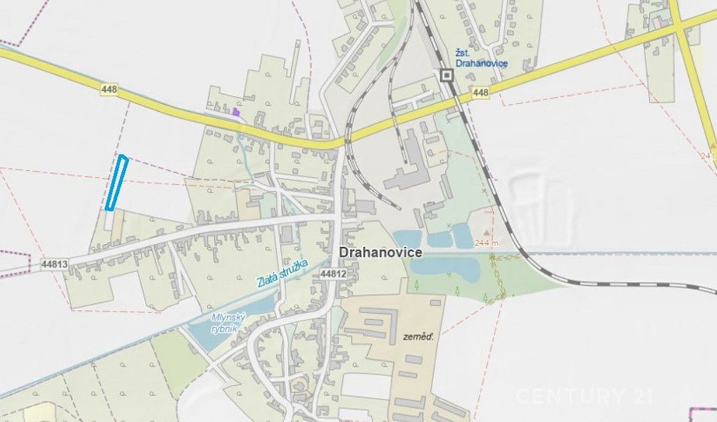 Prodej stavebního pozemku 1 367 m², Drahanovice – náhled fotky 2
