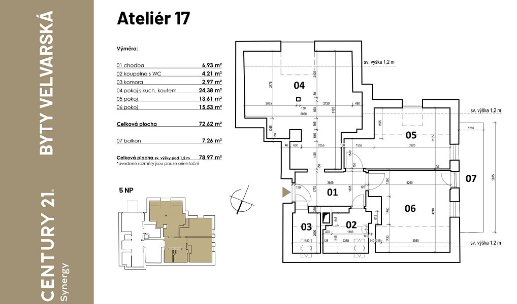 Prodej bytu 3+kk 73 m², Praha – náhled fotky 22