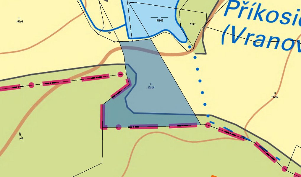 Prodej pozemku 1 047 m², Příkosice – náhled fotky 3