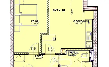 Prodej bytu 2+kk 41 m², Česká, Kašperské Hory, okres Klatovy