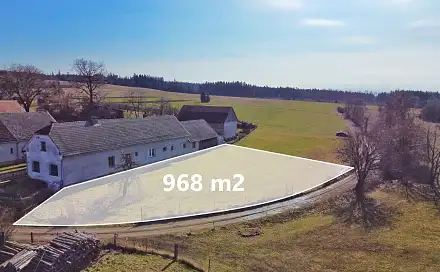 Prodej stavebního pozemku 968 m², Trokavec, okres Rokycany