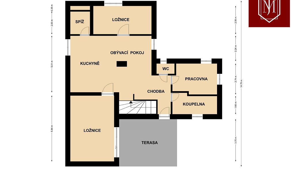 Prodej domu 199 m² s pozemkem 575 m², Třešť – náhled fotky 34