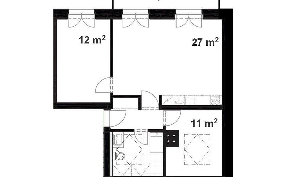 Prodej bytu 3+kk 60 m², Brno – náhled fotky 4