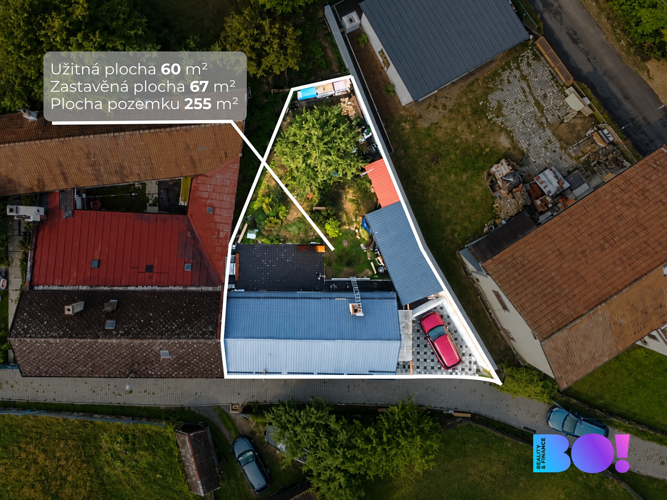 Prodej domu 60 m² s pozemkem 188 m²