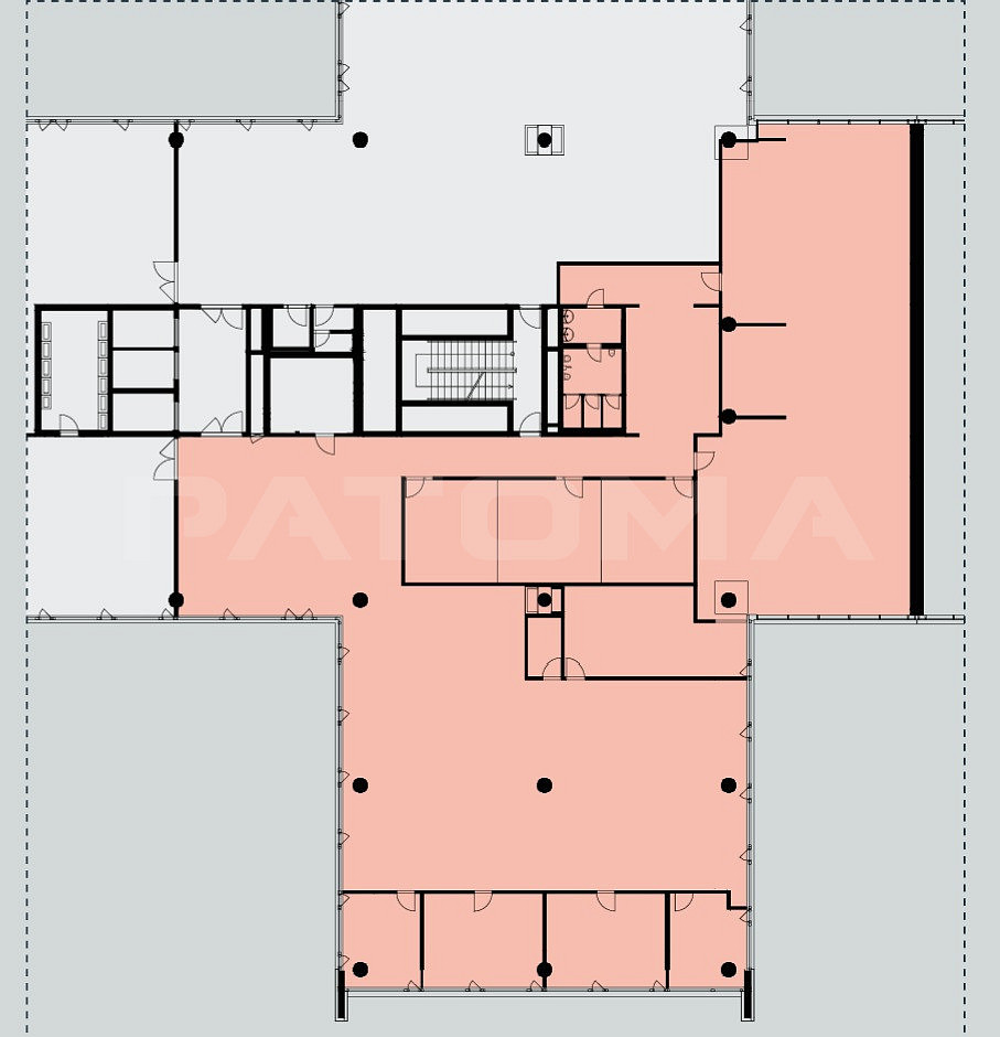 Pronájem kanceláře 734 m² – fotografie 3