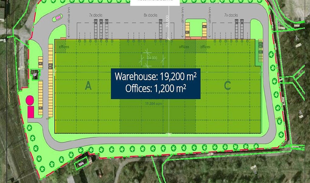 Pronájem výrobních prostor 19 200 m², Velký Osek – náhled fotky 12