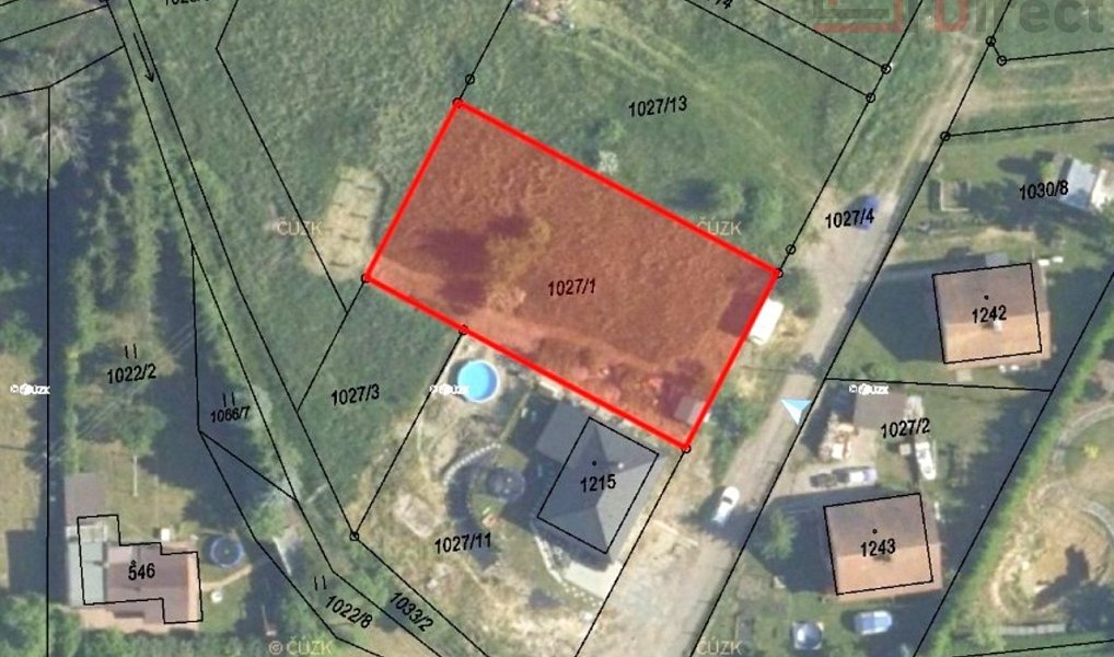 Prodej stavebního pozemku 970 m², Dolní Bousov – náhled fotky 5