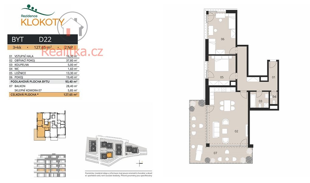 Prodej bytu 3+kk 128 m², Tábor – náhled fotky 3