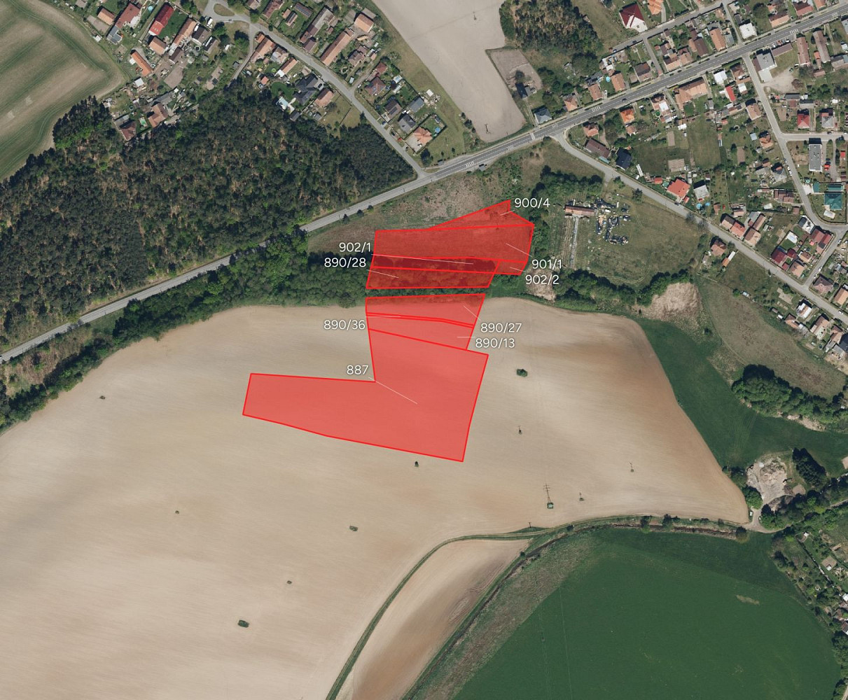 Prodej pole 26 916 m²