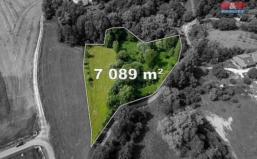 Prodej stavebního pozemku 7 089 m², Vlčice, okres Jeseník