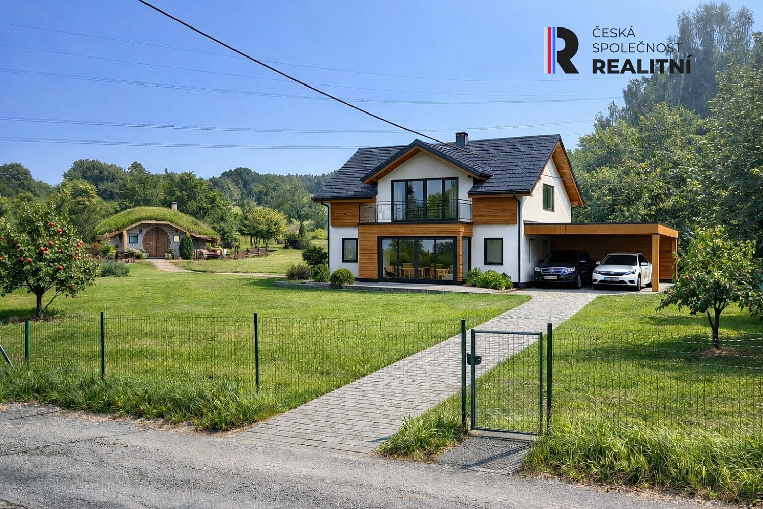 Prodej stavebního pozemku 1 667 m² – pohled 2