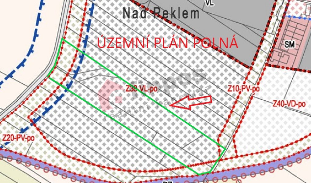 Prodej komerčního pozemku 17 370 m², Polná – náhled fotky 2