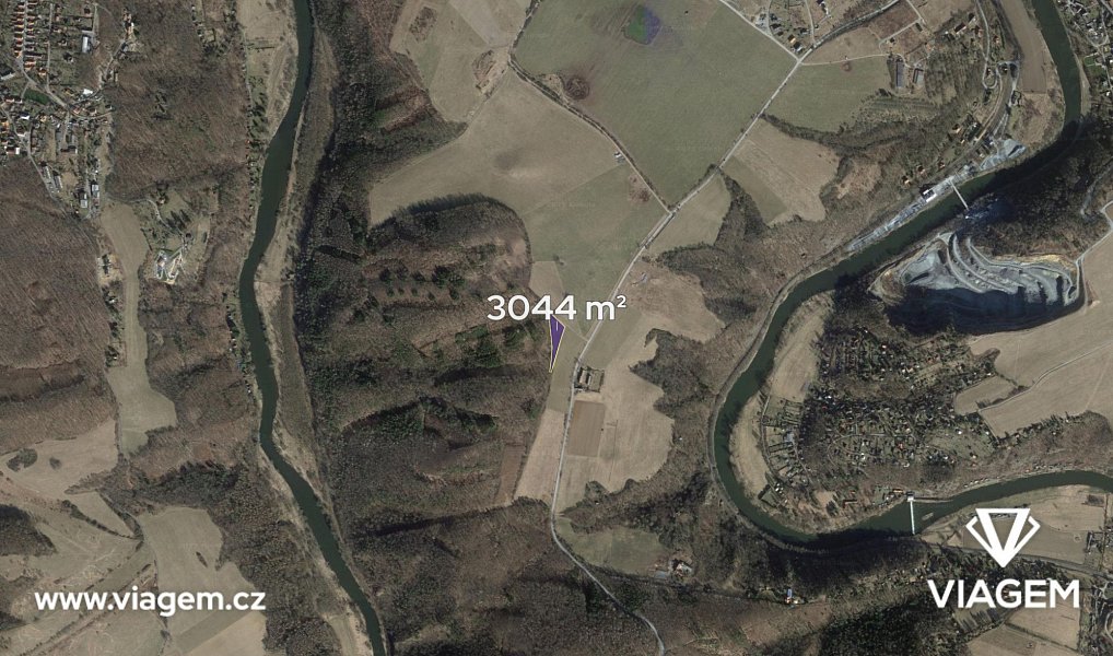 Prodej pole 380 m², Zbečno – náhled fotky 3