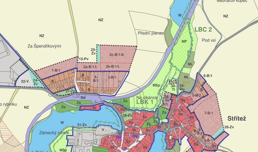 Prodej stavebního pozemku 640 m², Střítež – náhled fotky 20