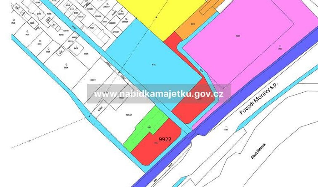 Prodej pozemku 1 510 m², Hodonín – náhled fotky 2