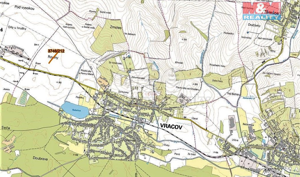 Prodej pole 7 451 m², Vracov – náhled fotky 4