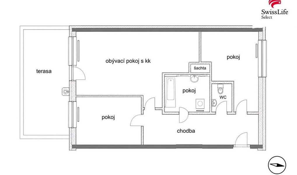 Prodej bytu 3+kk 68 m², Praha – náhled fotky 24