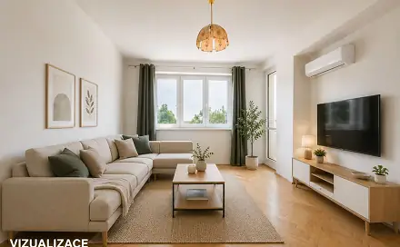 Prodej bytu 2+1 53 m², Marie Majerové, Týnec nad Labem, okres Kolín