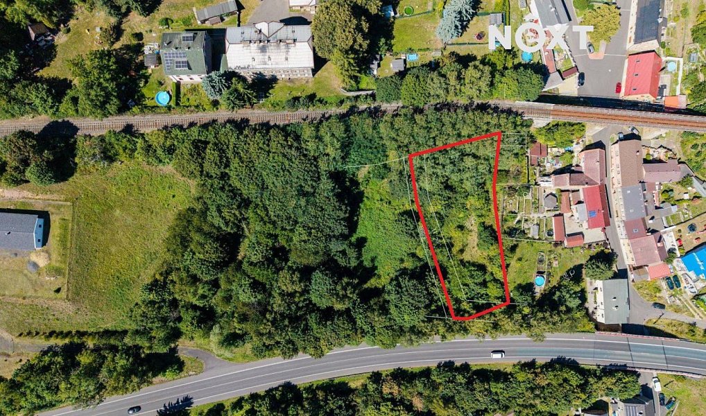 Prodej stavebního pozemku 1 481 m², Hrob – náhled fotky 4