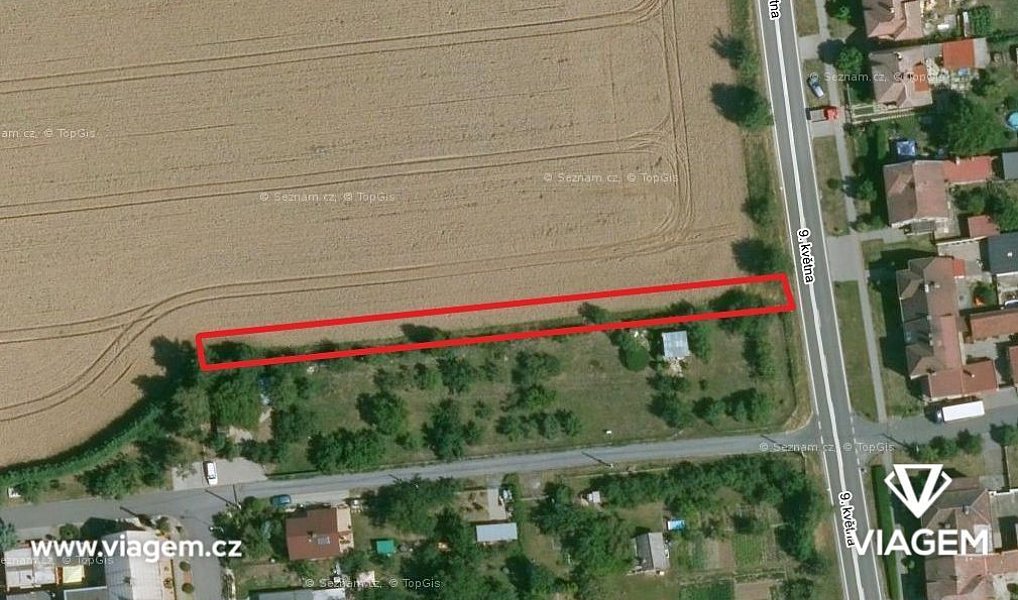 Prodej stavebního pozemku 411 m², Horní Moštěnice – náhled fotky 2