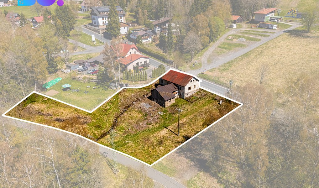 Prodej stavebního pozemku 2 509 m², Železná Ruda – náhled fotky 2
