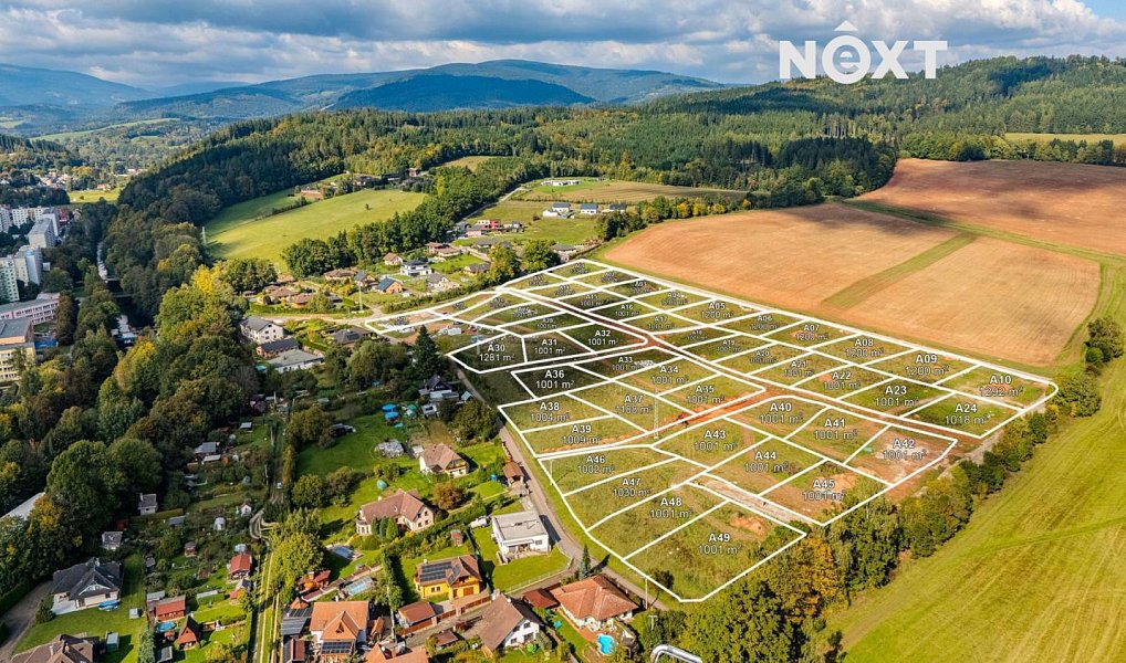Prodej stavebního pozemku 1 001 m², Trutnov – fotka 1 z 10