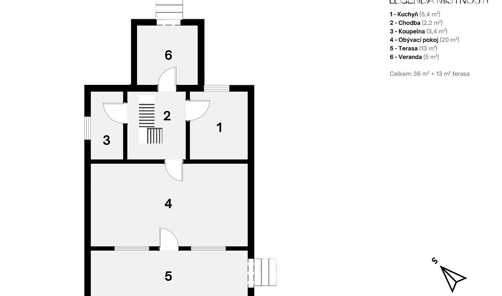 Prodej chaty/chalupy 78 m² s pozemkem 482 m², Řeka – náhled fotky 25