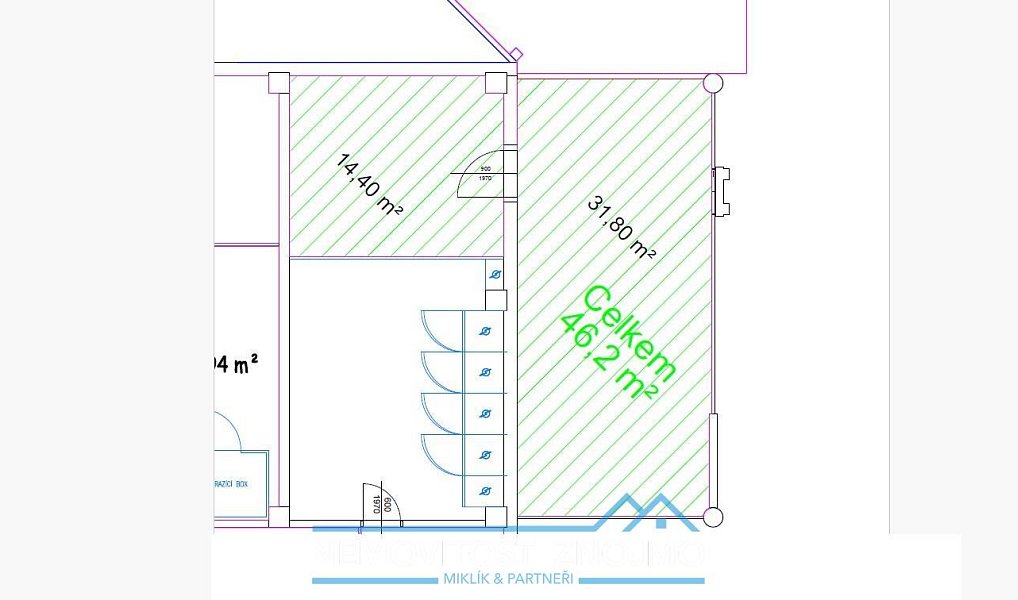 Pronájem obchodních prostor 46 m², Chvalovice – náhled fotky 3