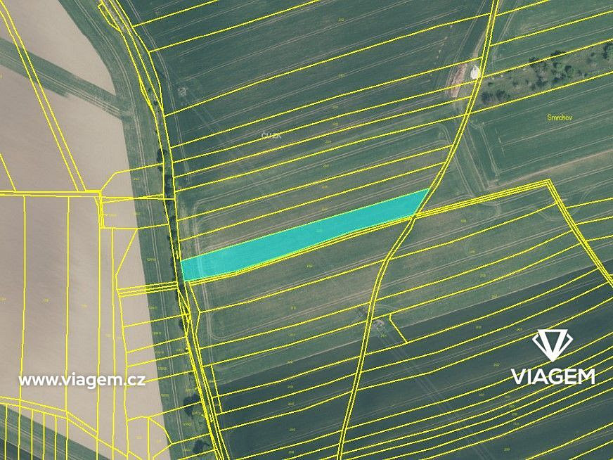 Prodej pole 1 707 m² – pohled 3