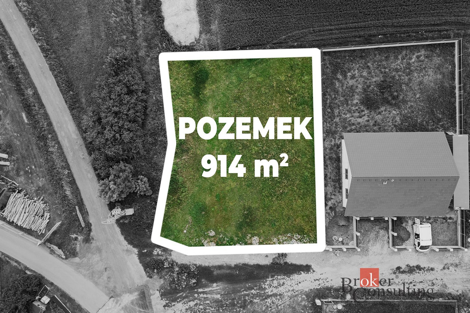Prodej stavebního pozemku 914 m²