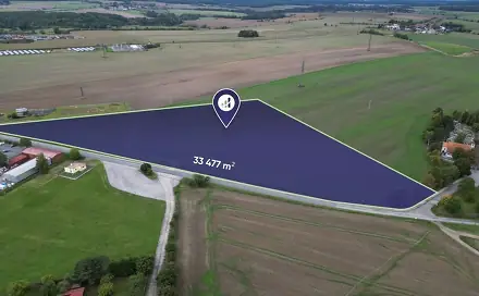 Prodej komerčního pozemku 33 477 m², Bechyně, okres Tábor