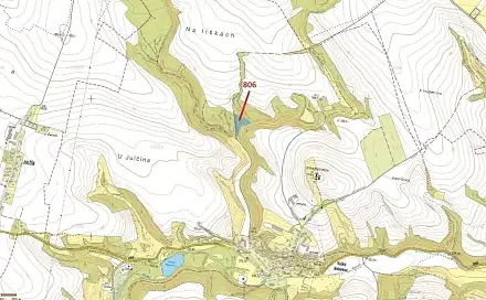 Dražba lesa 8 141 m², Snědovice