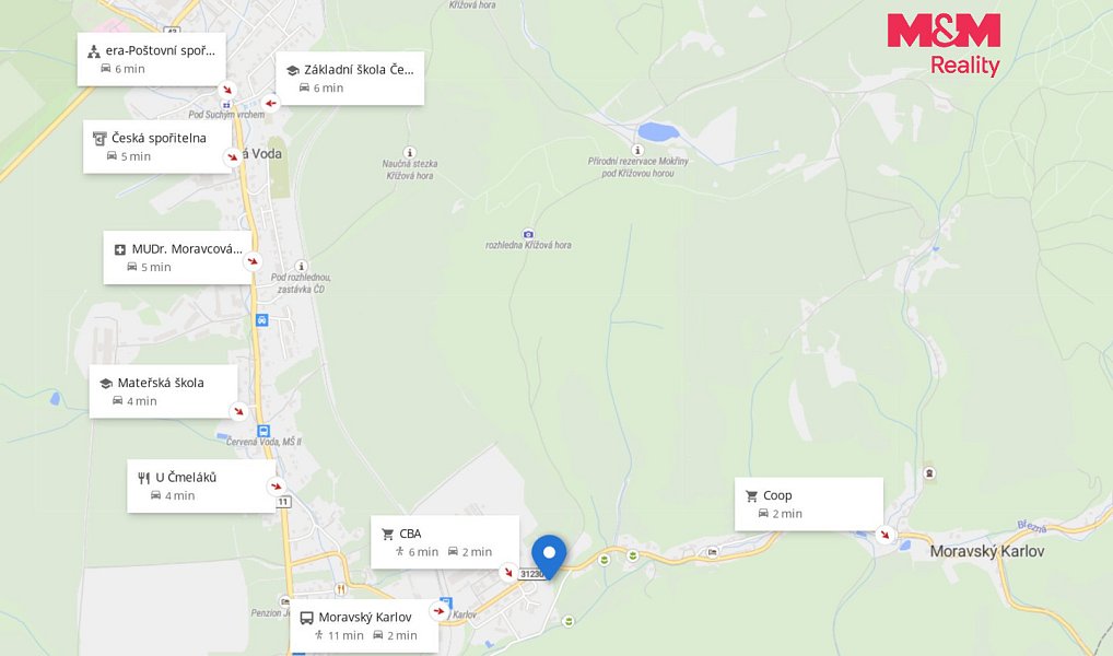 Prodej stavebního pozemku 2 103 m², Červená Voda – náhled fotky 8