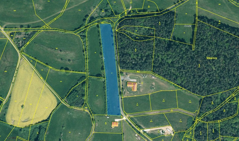 Prodej pole 22 893 m², Mečichov – náhled fotky 3