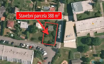Prodej stavebního pozemku 388 m², Dobříš, okres Příbram