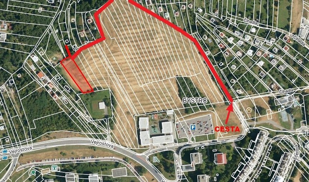 Prodej stavebního pozemku 2 063 m², Brno – náhled fotky 3