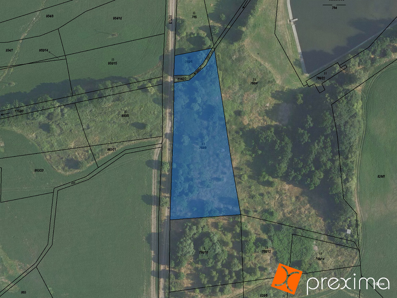 Prodej komerčního pozemku 773 m²