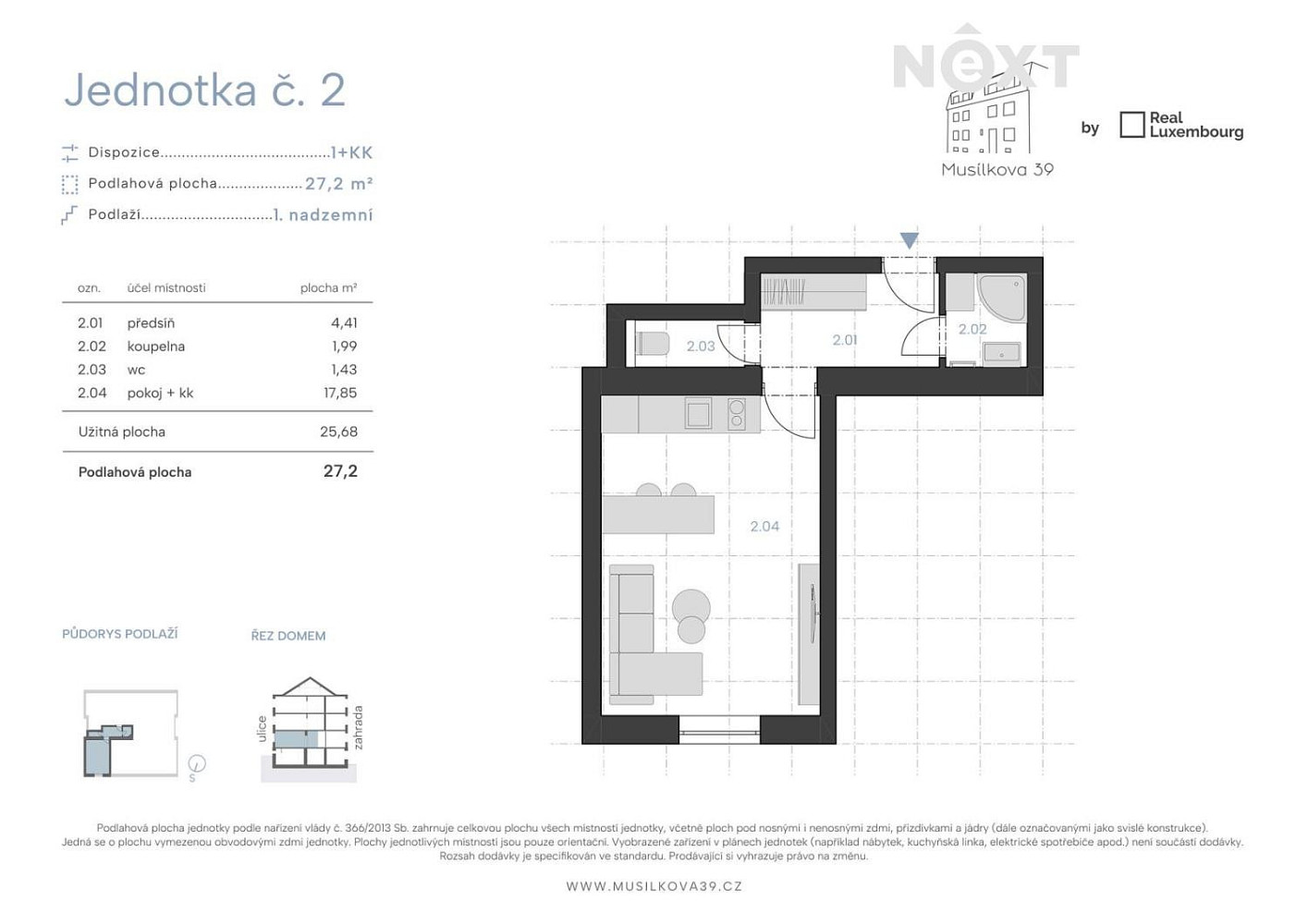 Prodej bytu 1+kk 27 m² – fotografie 5