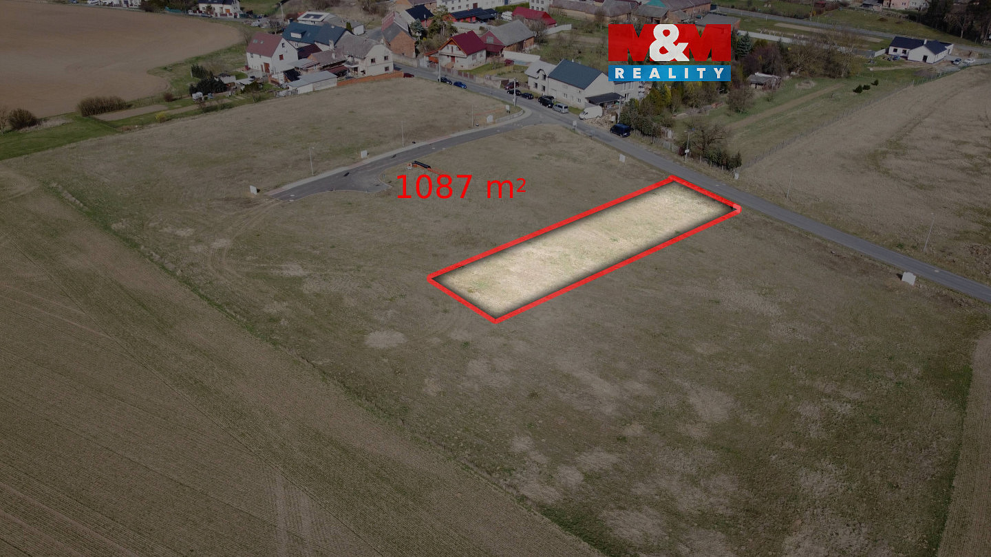 Prodej stavebního pozemku 1 087 m²
