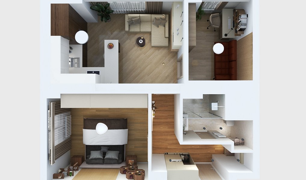 Prodej bytu 3+kk 50 m², Vlašim – náhled fotky 2