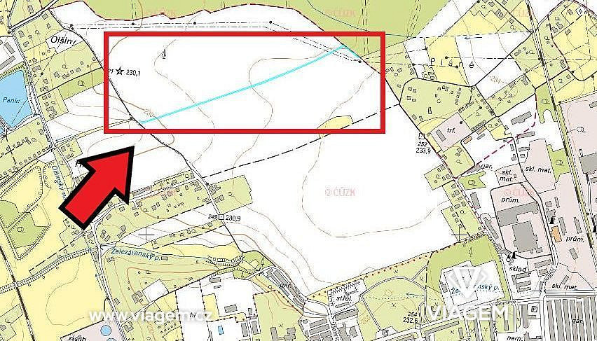 Pole 3 089 m², Podíl 8 % o výměře 257 m² – pohled 2