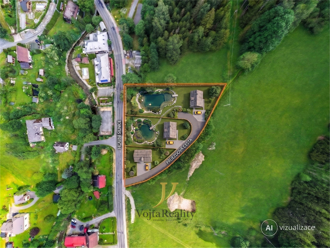 Prodej stavebního pozemku 3 999 m² — photo 2