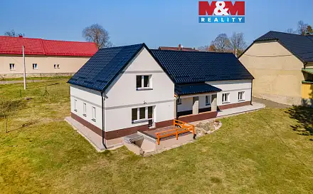 Prodej domu 160 m² s pozemkem 1 476 m², Šafářské Domky, Teplá - Klášter, okres Cheb
