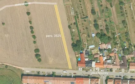 Prodej stavebního pozemku 496 m², Prušánky, okres Hodonín
