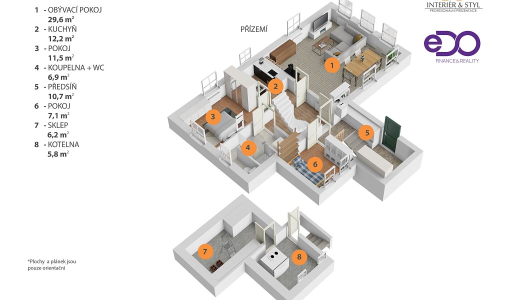 Prodej chaty/chalupy 129 m² s pozemkem 488 m², Kruh – náhled fotky 19