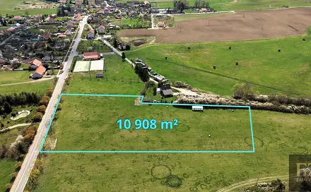Prodej stavebního pozemku 10 908 m², Vráž, okres Písek