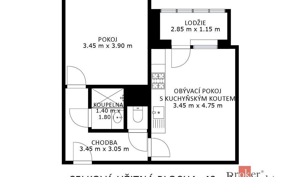 Prodej bytu 2+kk 38 m², Brno – náhled fotky 10